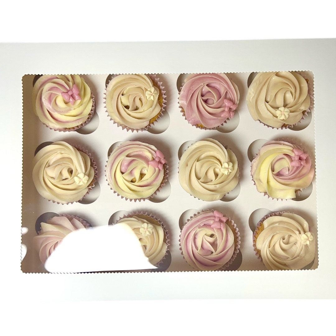 Multicolor Rose Cupcake