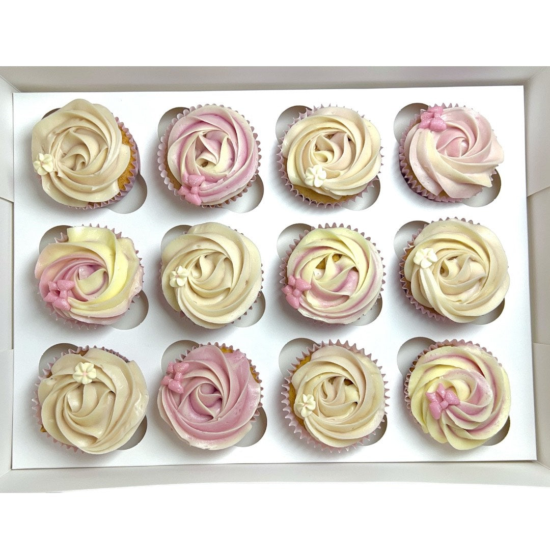 Multicolor Rose Cupcake