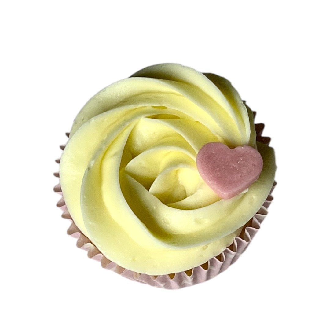 Heart Rose Cupcake